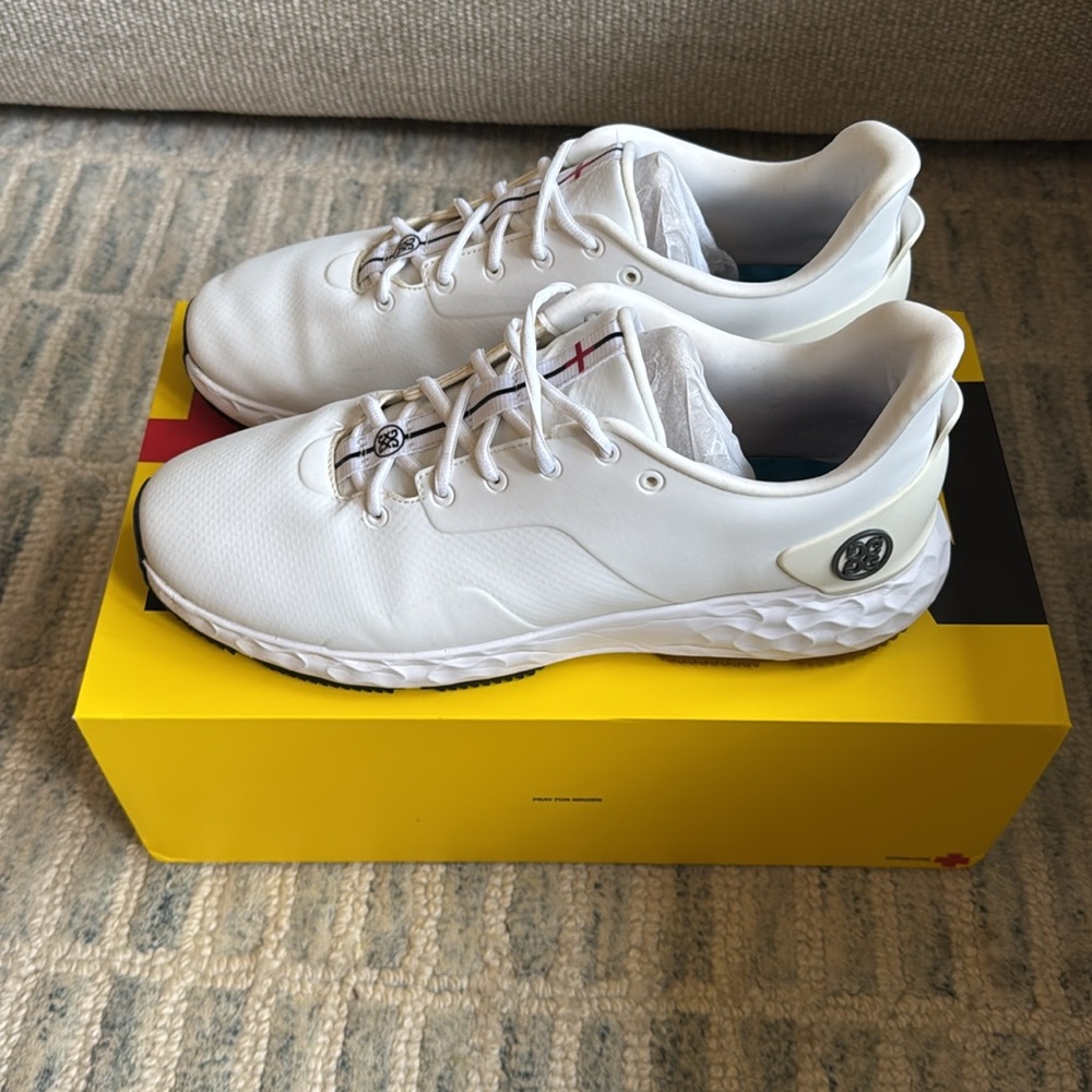 G/Fore Men’s MG4+ Golf Shoes - Snow/White Size 11.5